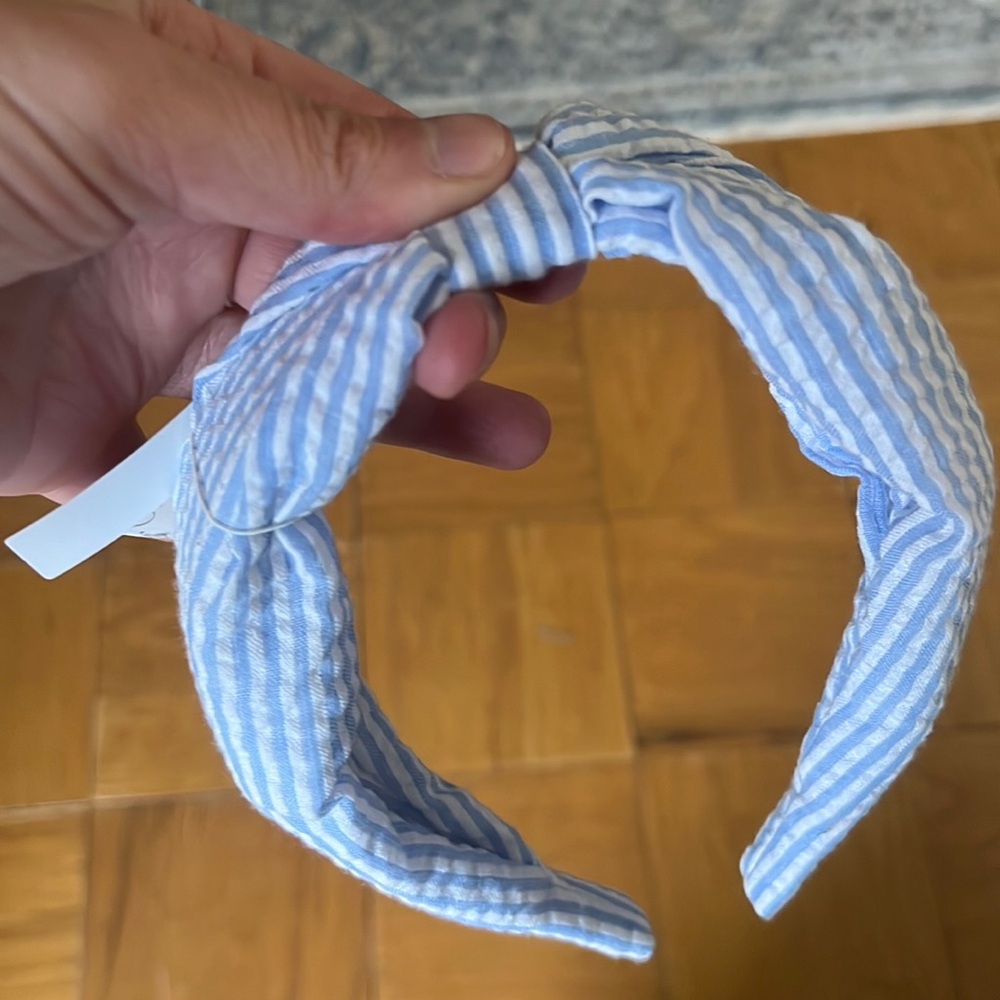 Seersucker headband